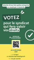 Élections syndicales 2024 des salariés des TPE et des employés à domicile : vérifiez votre inscription sur la liste électorale !