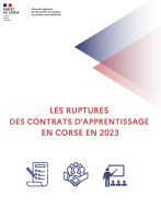 Les ruptures des contrats d'apprentissage en Corse en 2023
