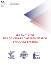Les ruptures des contrats d'apprentissage en Corse en 2023