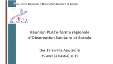 Réunion PLATe-forme régionale d'Observation Sanitaire et sociale 