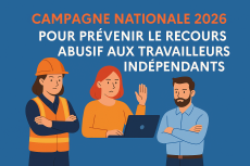 Campagne nationale 2026 pour prévenir le recours abusif aux travailleurs indépendants, la DREETS Corse mobilisée pour informer, accompagner et contrôler.